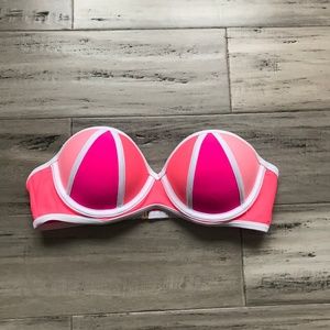 NWOT Strapless Bandeau Bikini Top